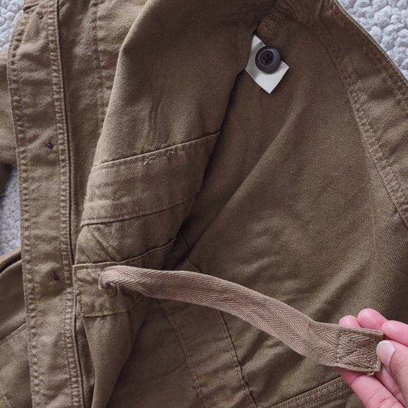 Everlane Small The Cinchable Chore Jacket Canvas Cotton Utility - Picture 11 of 16